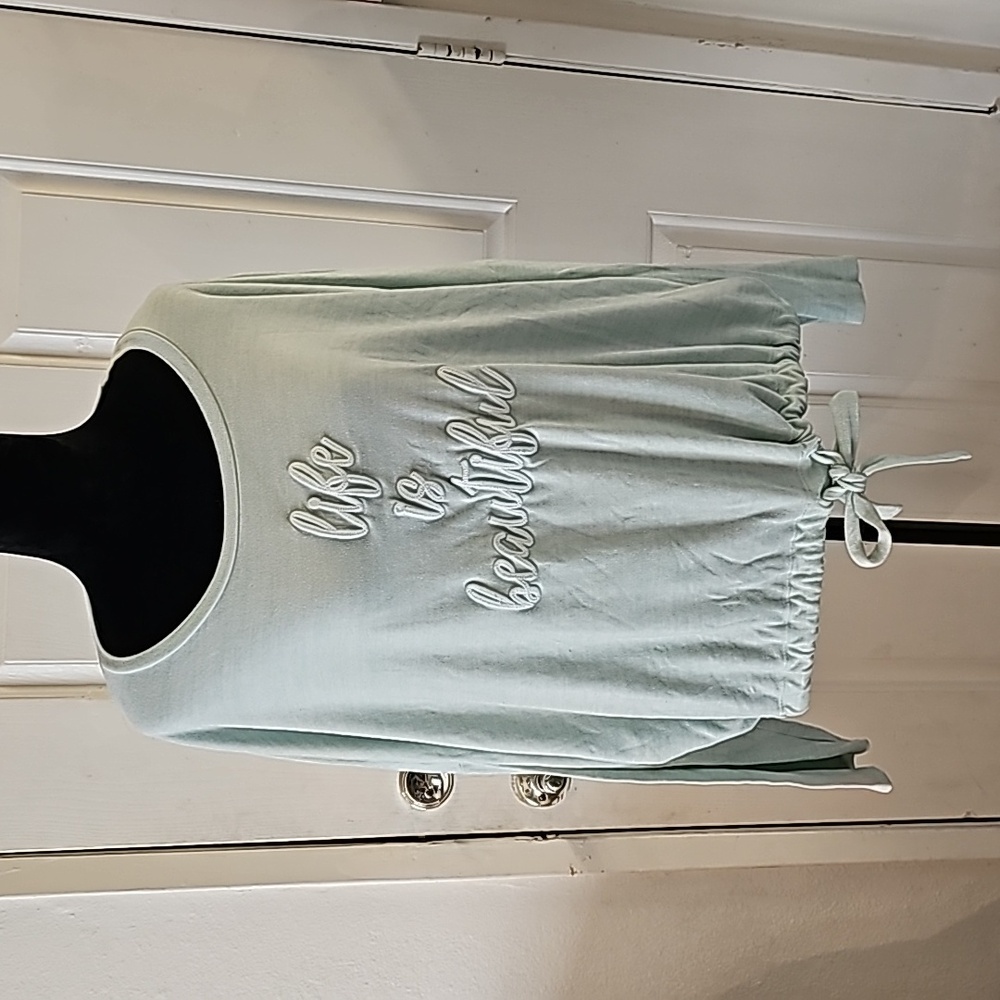 Secret Treasures Sleepwear Essentials Waist Tie Sleep Shirt Size 2X  Tote E